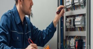 تأسيس الكهرباء للمباني في الجبيل